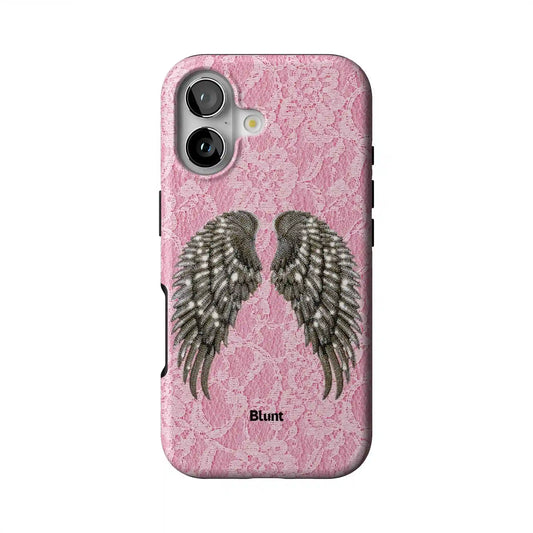 Pink Fallen Angel iPhone Case