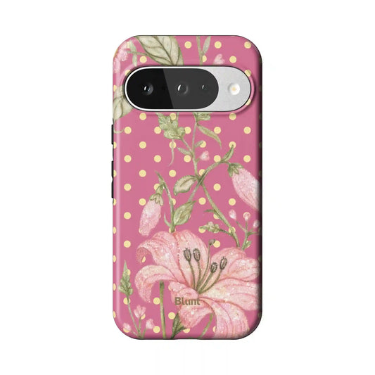 Cherry Blossom Dot Pixel Case