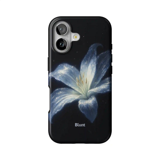 Blue Lilly iPhone Case