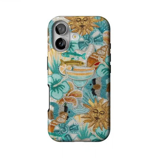 Teal Tropics iPhone Case