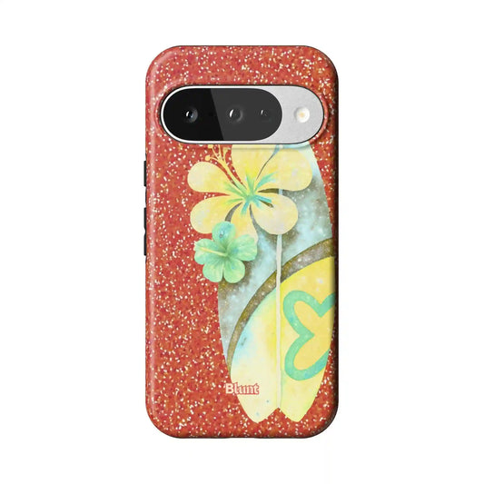 Orange Maui Pixel Case