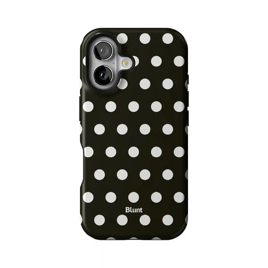 Noir Polka iPhone Case