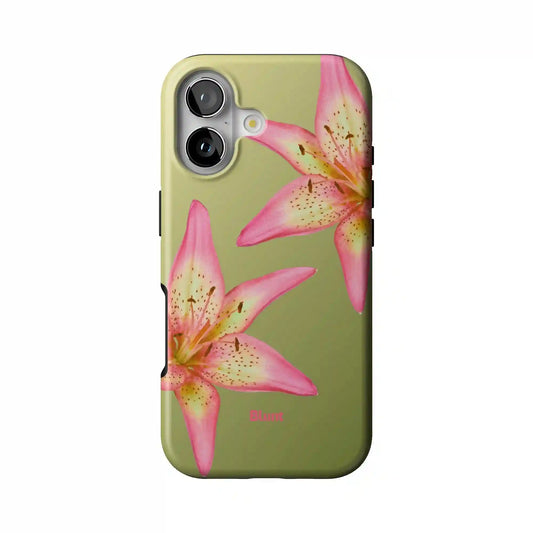 Matcha Hibiscus iPhone Case