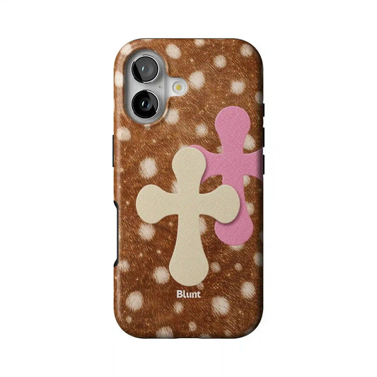 Crossed Doe iPhone Case