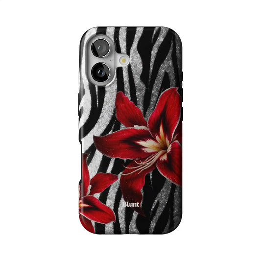 Zebra Rouge iPhone Case