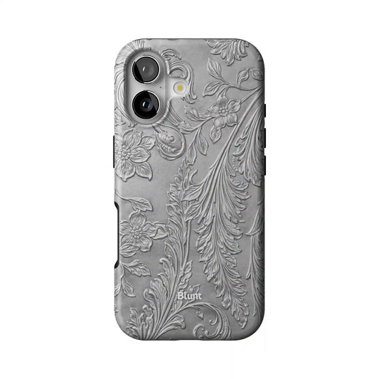 Tooled Silver iPhone Case