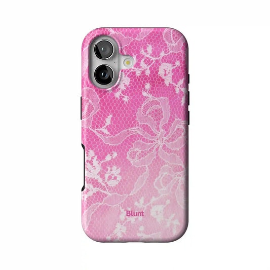 Pink Lacewave iPhone Case