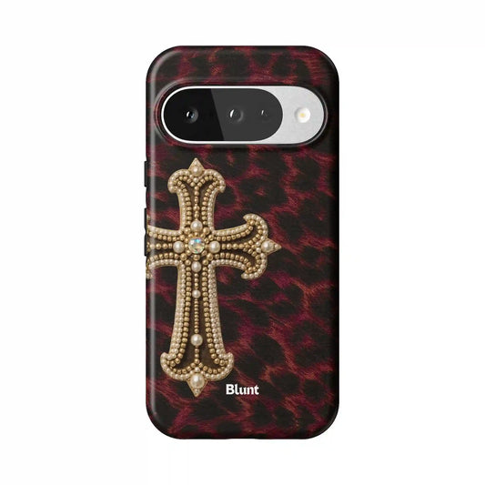 Red Saint Bling Pixel Case