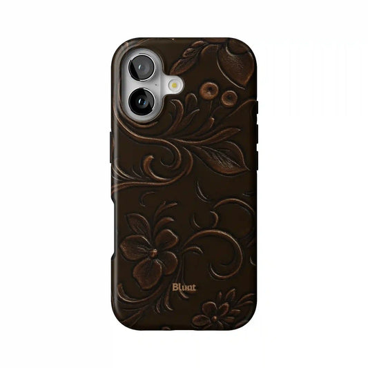 Tooled Leather iPhone Case