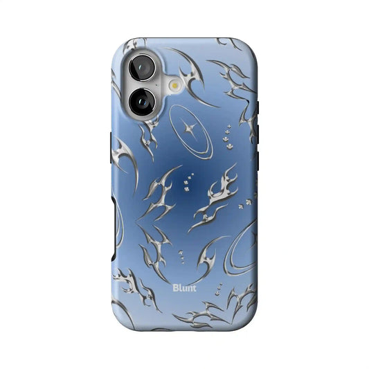 Blue Cyber iPhone Case