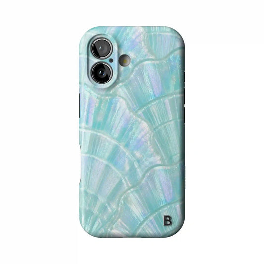 Turquoise Shelly Statement iPhone Case
