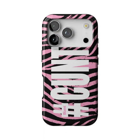CXNT Pink Zebra iPhone Case