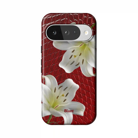 Crimson Lily Pixel Case