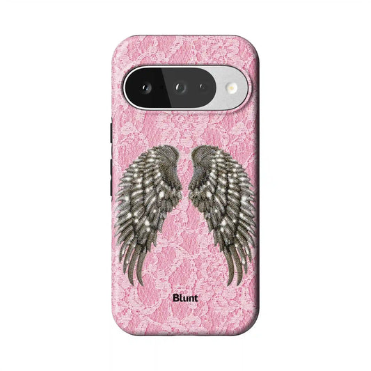 Pink Fallen Angel Pixel Case