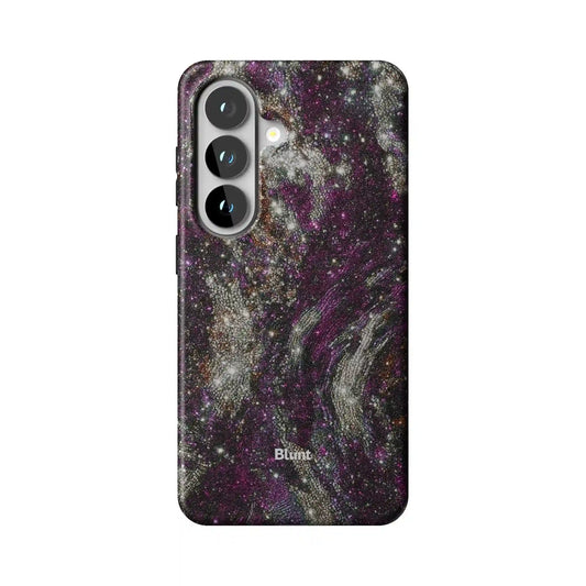 Purple Midnight Marble Samsung Case