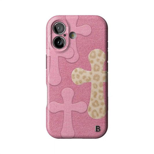 Blushed Cheetah Statement iPhone Case