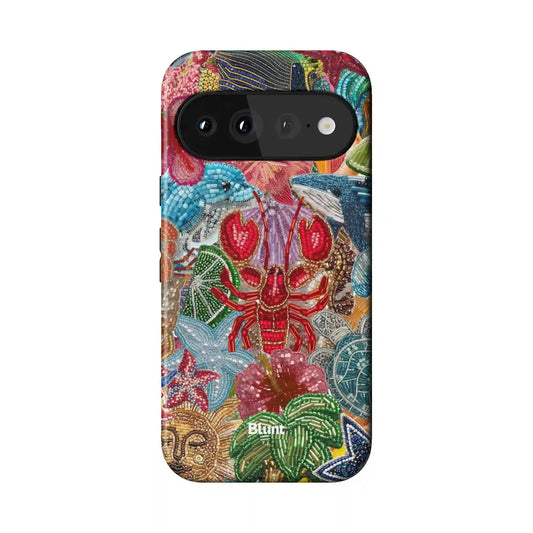 Sea Bloom Pixel Case