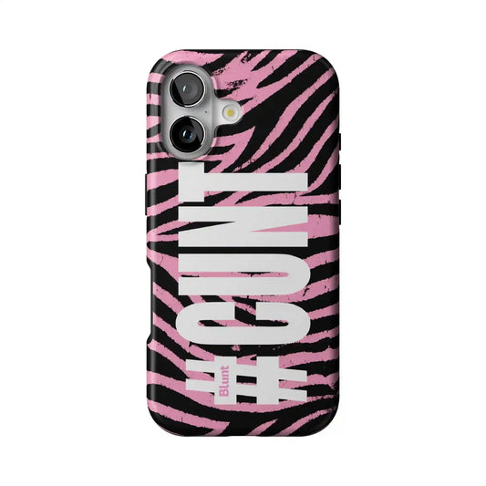 CXNT Pink Zebra iPhone Case
