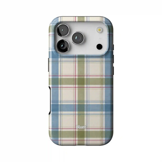 Plaid Softmint iPhone Case