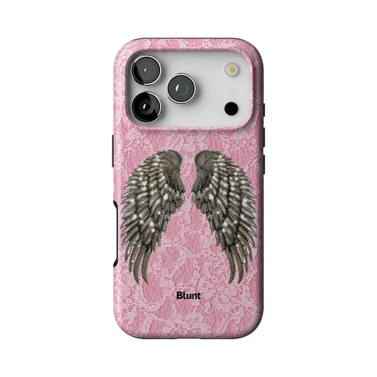Pink Fallen Angel iPhone Case