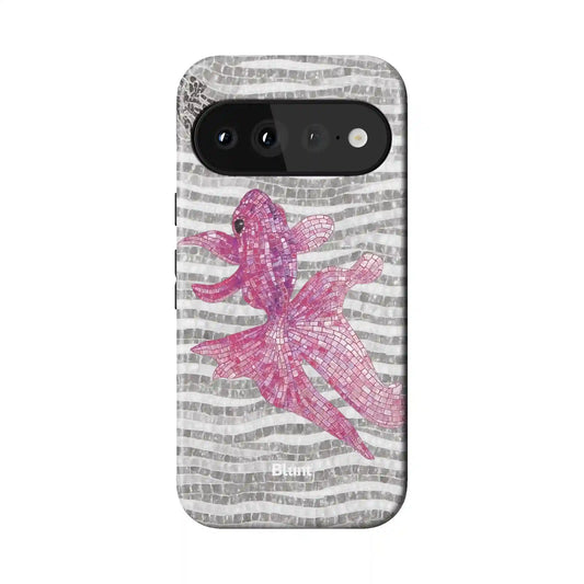 Silver Koi Pixel Case
