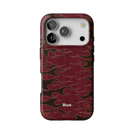 Crimson Fire iPhone Case