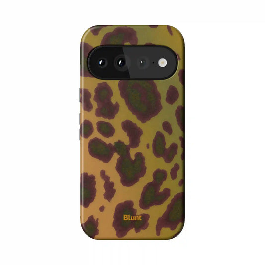 Cranberry Cheetah Pixel Case