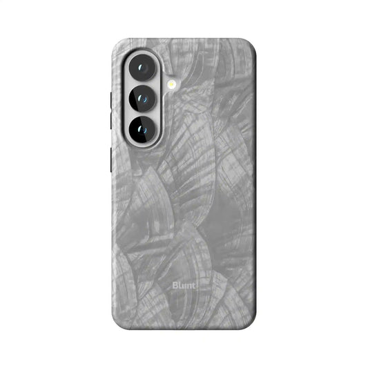 Silver Petals Samsung Case