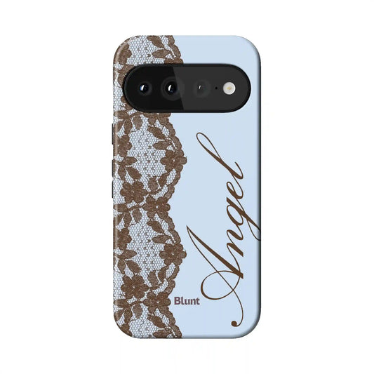 Blue Lace Angel Pixel Case