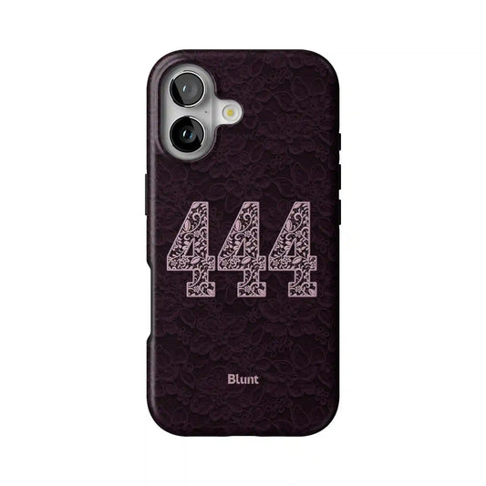 444 Blessed Plum iPhone Case