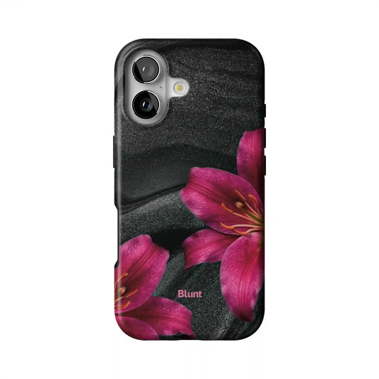 Midnight Petals iPhone Case