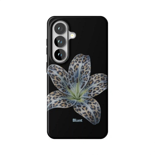 Blue Leopard Bloom Samsung Phone Case