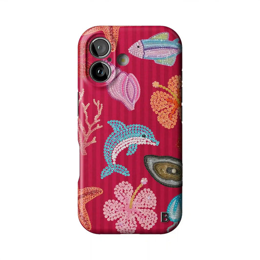 Vermillion Sea Statement iPhone Case