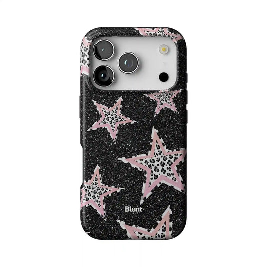 Pink Zebra Stars iPhone Case
