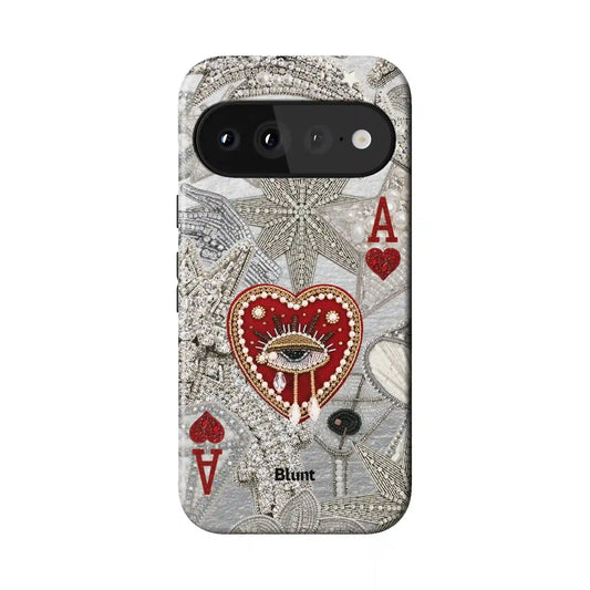 Silver Ace Pixel Case