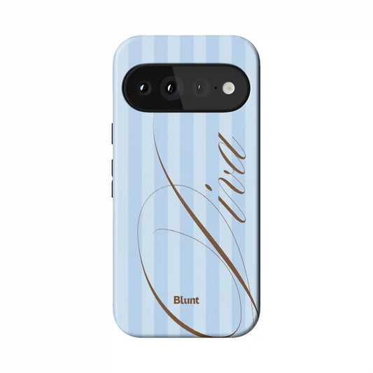 Blue Retro Diva Pixel Case