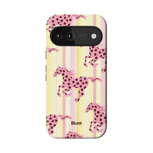 Stripe Polka Gallops Pixel Case