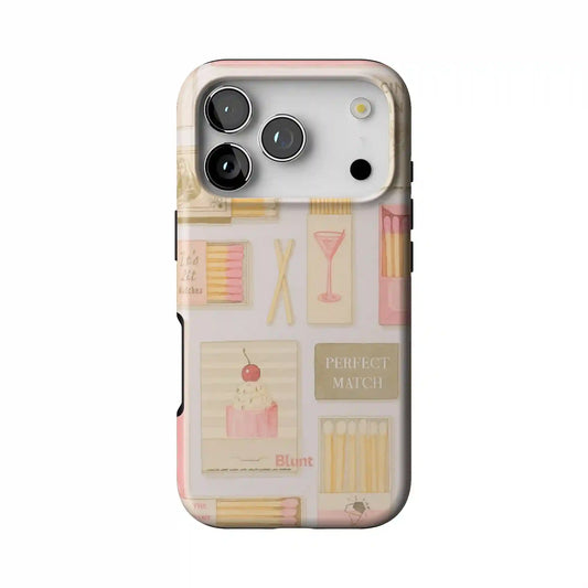 Pink Match iPhone Case