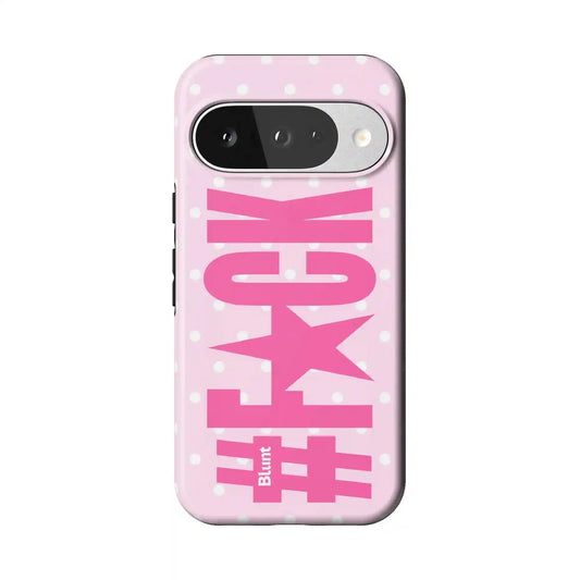 Pink Polka Riot Pixel Case
