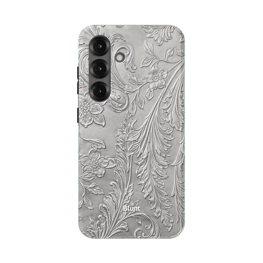 Tooled Silver Samsung Case