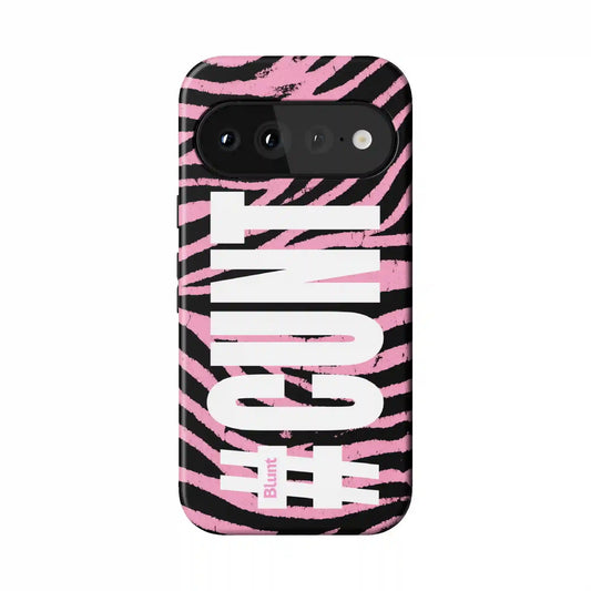 CXNT Pink Zebra Pixel Case
