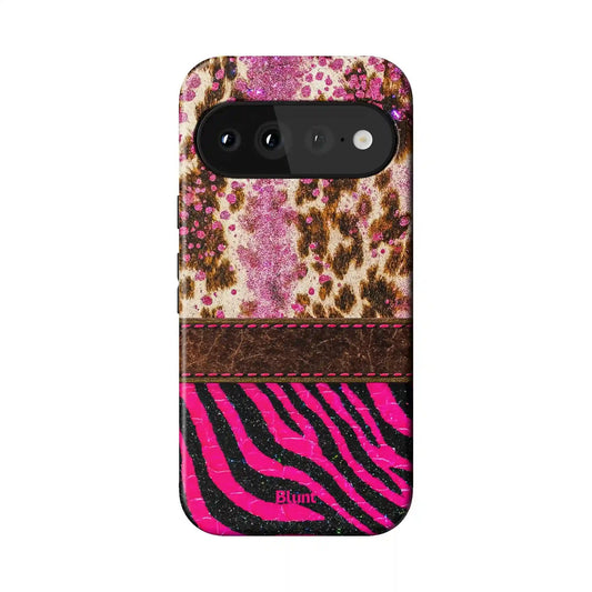 Neon Safari Pixel Case