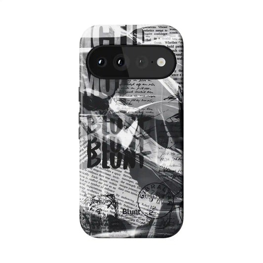 Black Love Letter Pixel Case
