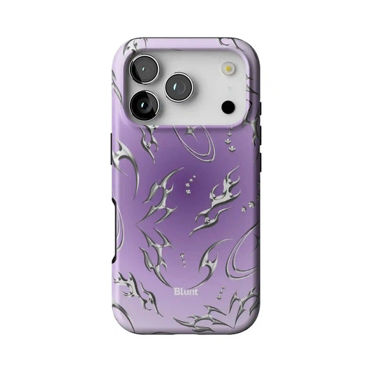 Purple Cyber iPhone Case