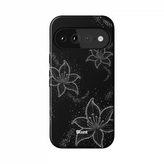 Noir Fleur Pixel Case