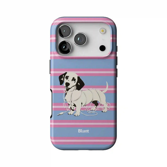 Striped Wired Weenie iPhone Case