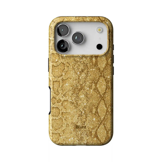 Golden Python iPhone Case