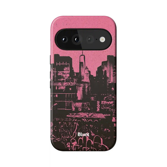 Midnight Skyline Pixel Case