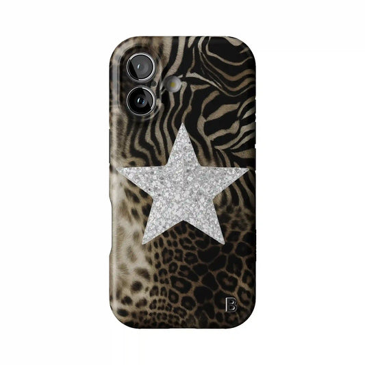 Zebra Star Statement iPhone Case