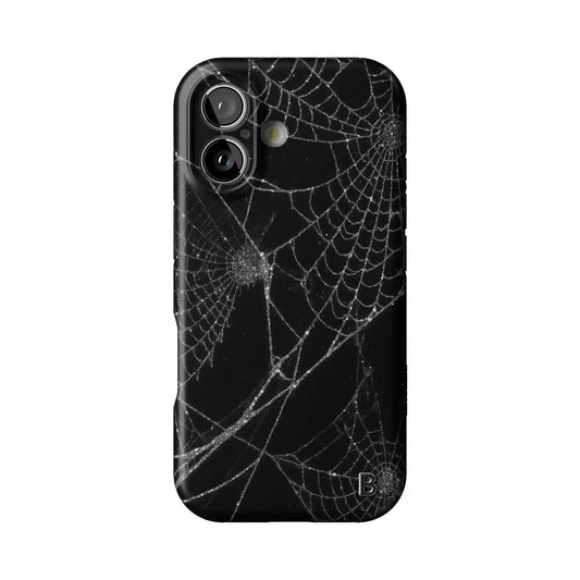 Silver Web Statement iPhone Case